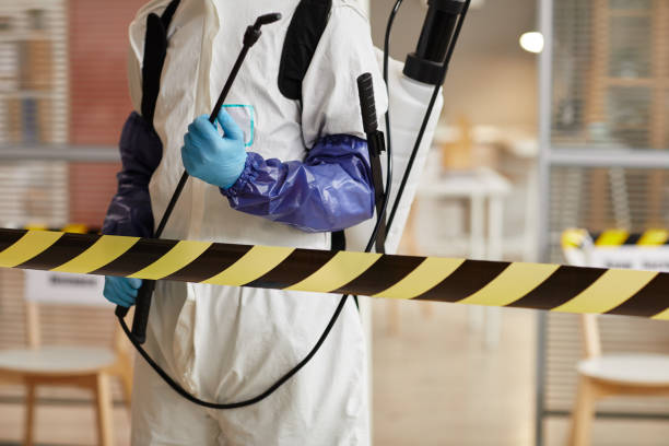 Professional Biohazard technician working in Wallpack Center, NJ